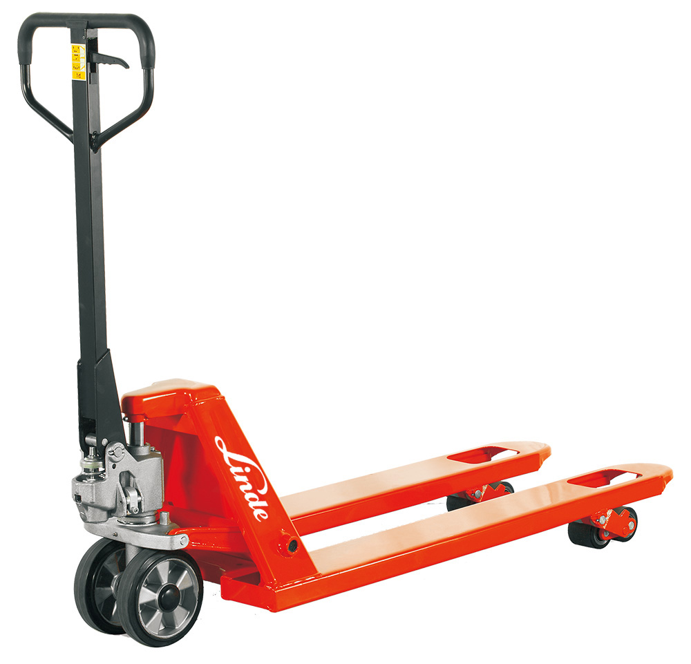 Handhubwagen AC25 Premium - Schnellhub - 2500 kg Tragkraft - Einfuhrrollen an den Gabelspitzen