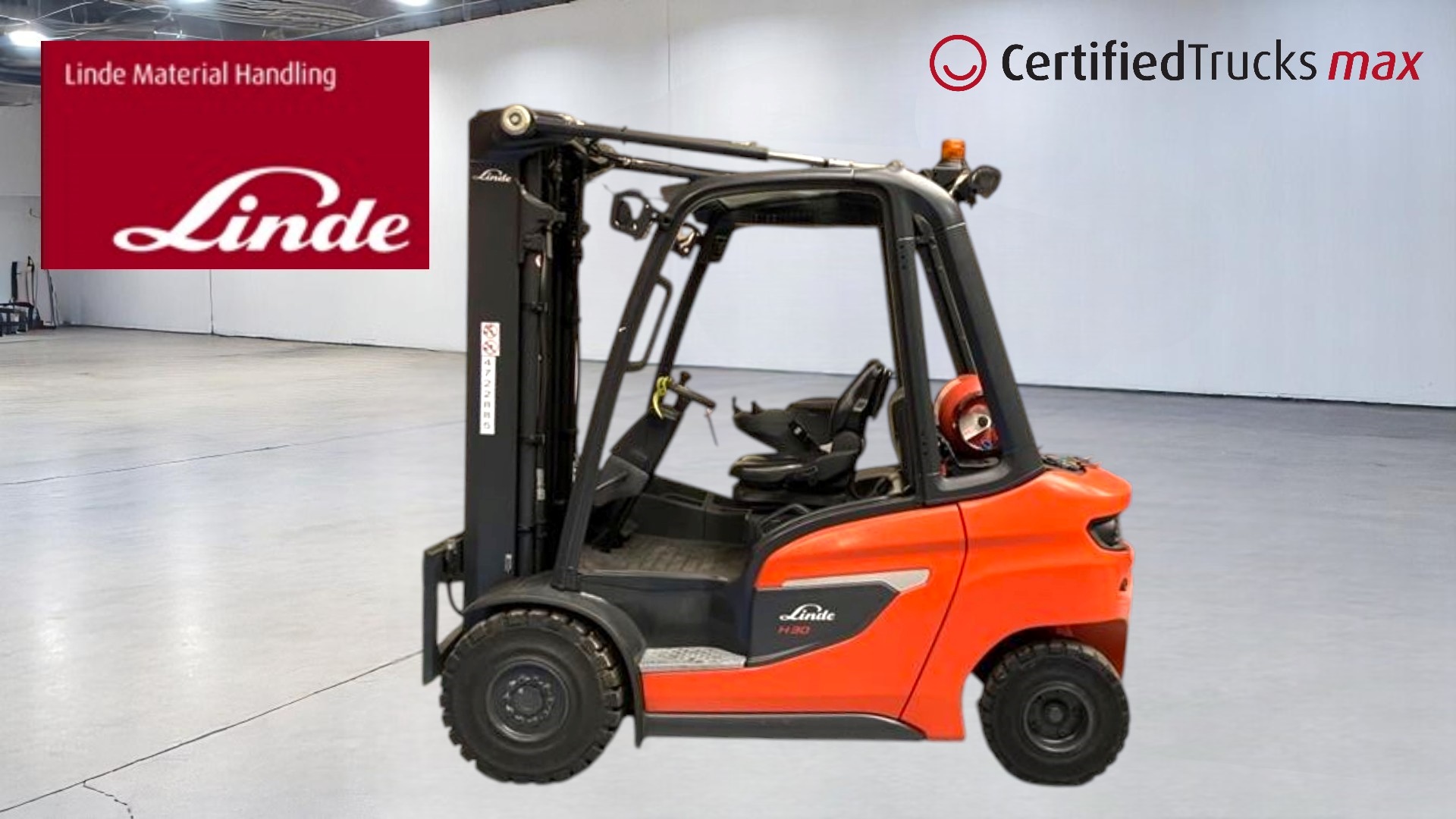 Linde Certified Used MAX Forklift H30T - 2021 - 851 hrs use
