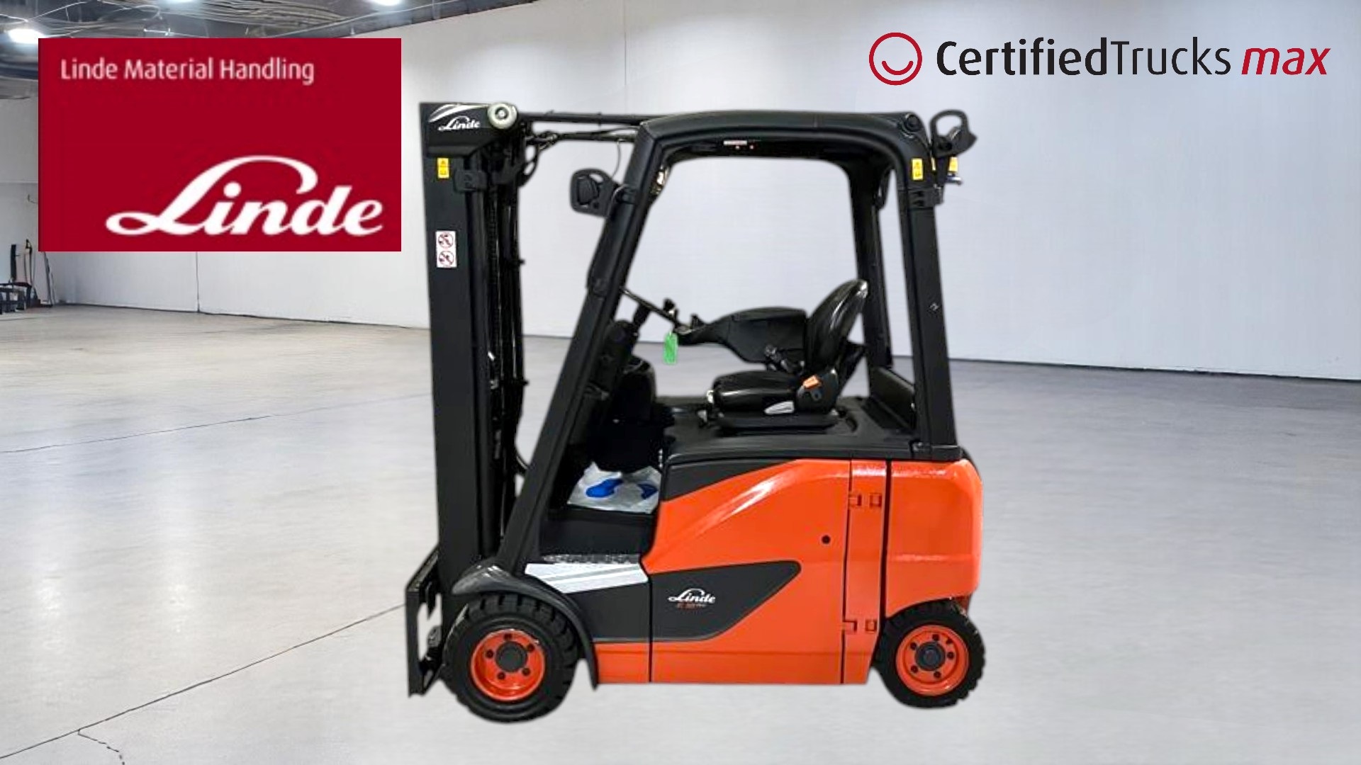 Linde Certified Used MAX Forklift E18PH EVO - 2019 - 3494 hrs use