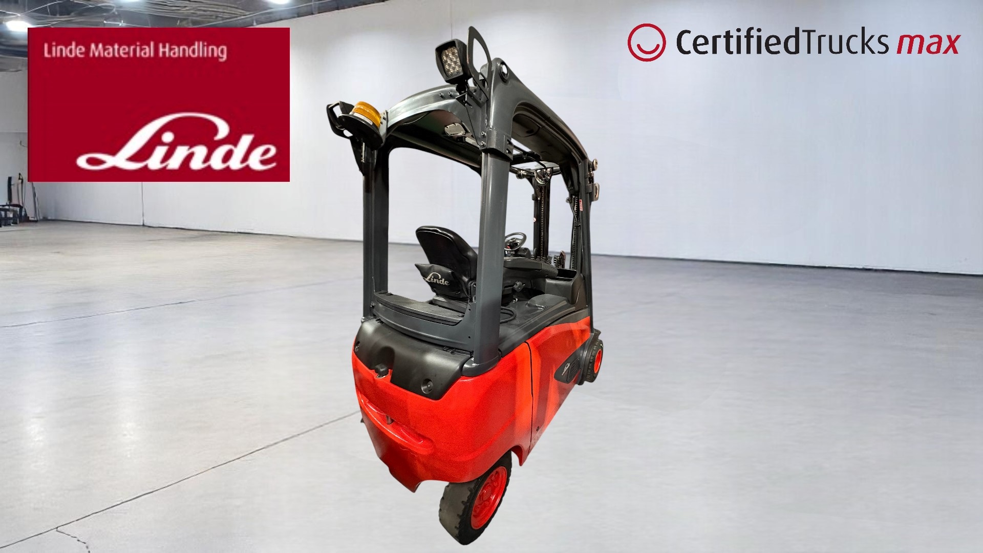 Linde Certified Used MAX Forklift E18PH EVO - Year 2019 - 5347 hrs use