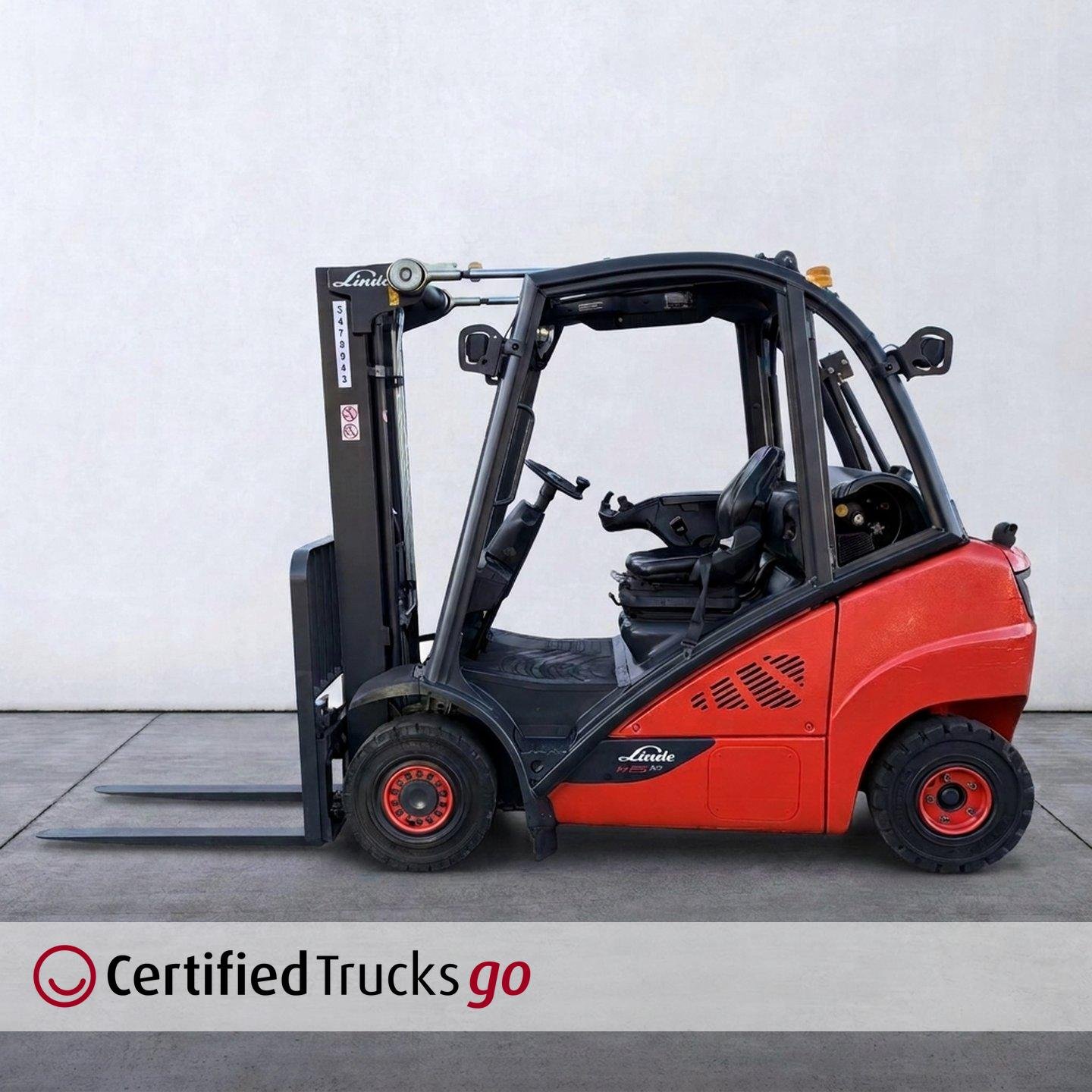 Linde Certified Used GO Forklift H25T - 2018 - 4446 hrs Linde Certified Used GO Forklift H25T - 2018 - 4446 hrs