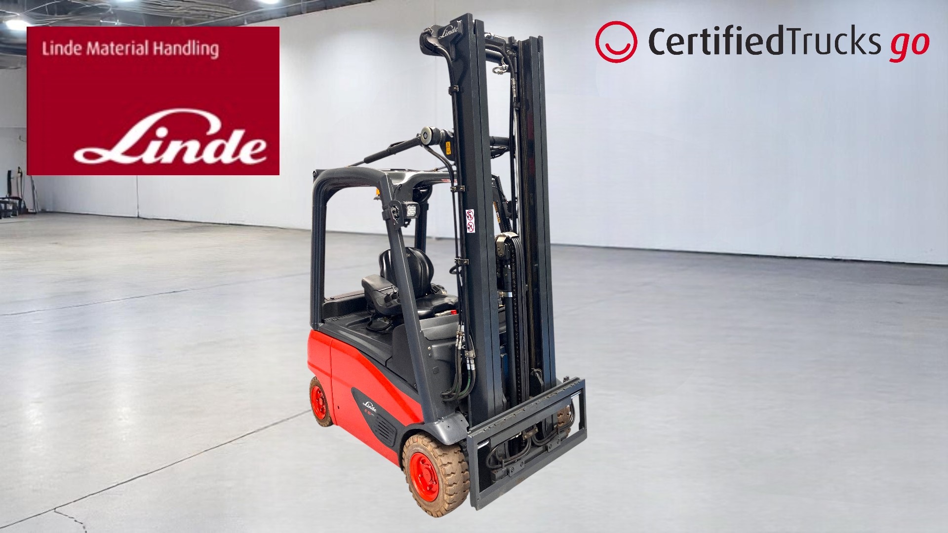 Linde Certified Used GO Forklift E16P - 2018 - 5455 hrs