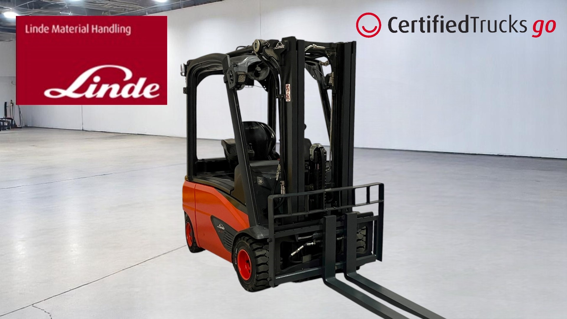 Linde Certified Used GO Forklift E20PL - 2018 - 2484 hrs