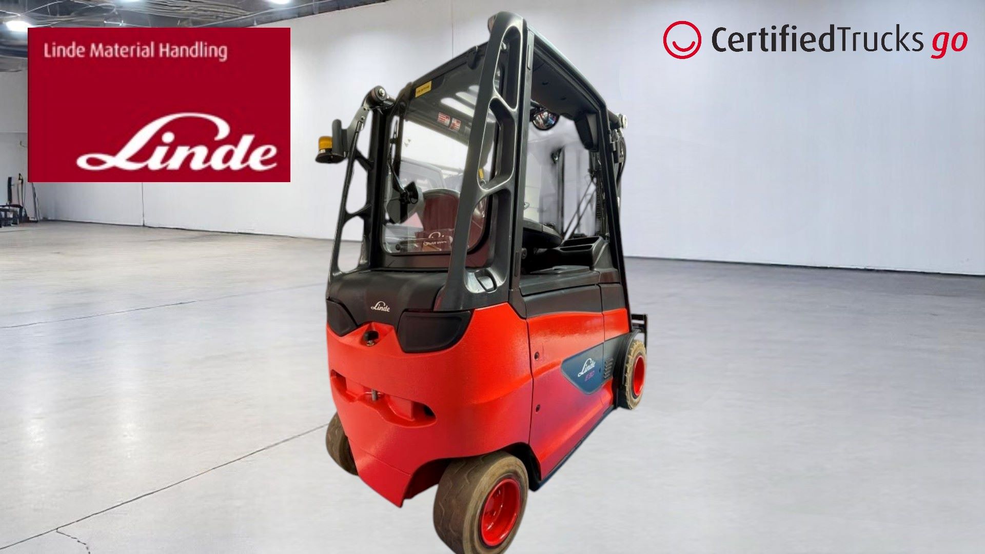 Linde Certified Used GO Forklift E30H - 2015 - 1688 hrs