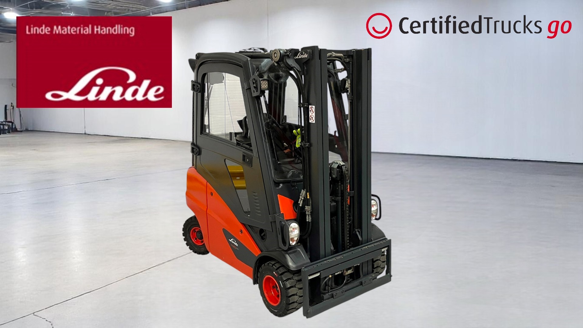 Linde Certified Used GO Forklift H20D - 2017 - 9122 hrs