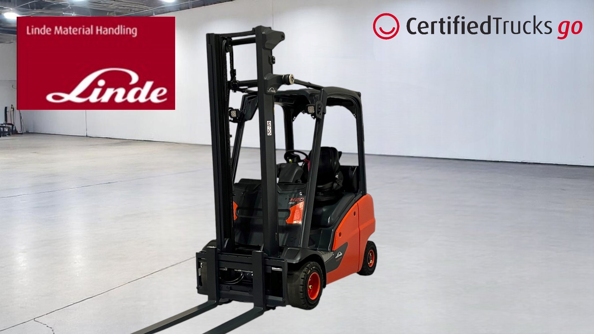 Linde Certified Used GO Forklift H20D - 2018 - 6589 hrs