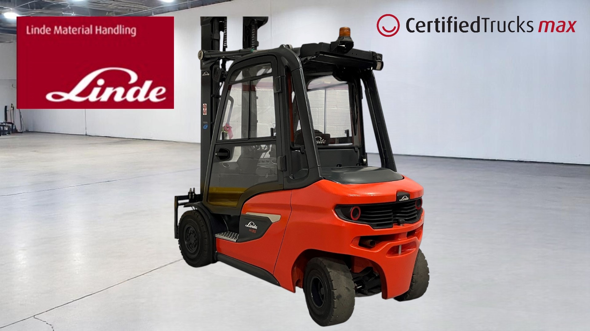 Linde Certified Used MAX Forklift H35D - 2020 - 5876 hrs Linde Certified Used MAX Forklift H35D - 2020 - 5876 hrs