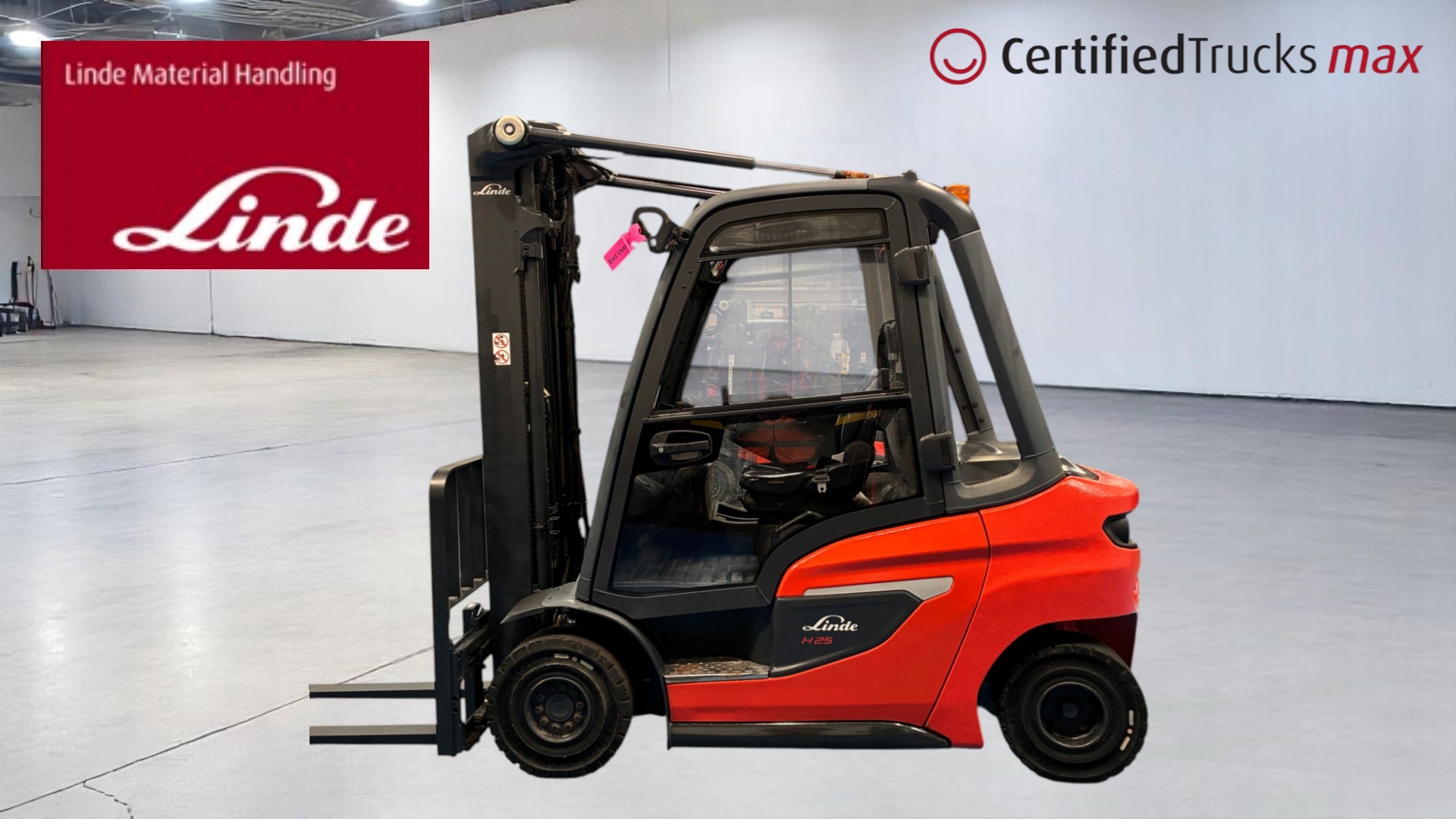 Linde Certified Used MAX Forklift H25D - 2021 - 3258 hrs Linde Certified Used MAX Forklift H25D - 2021 - 3258 hrs