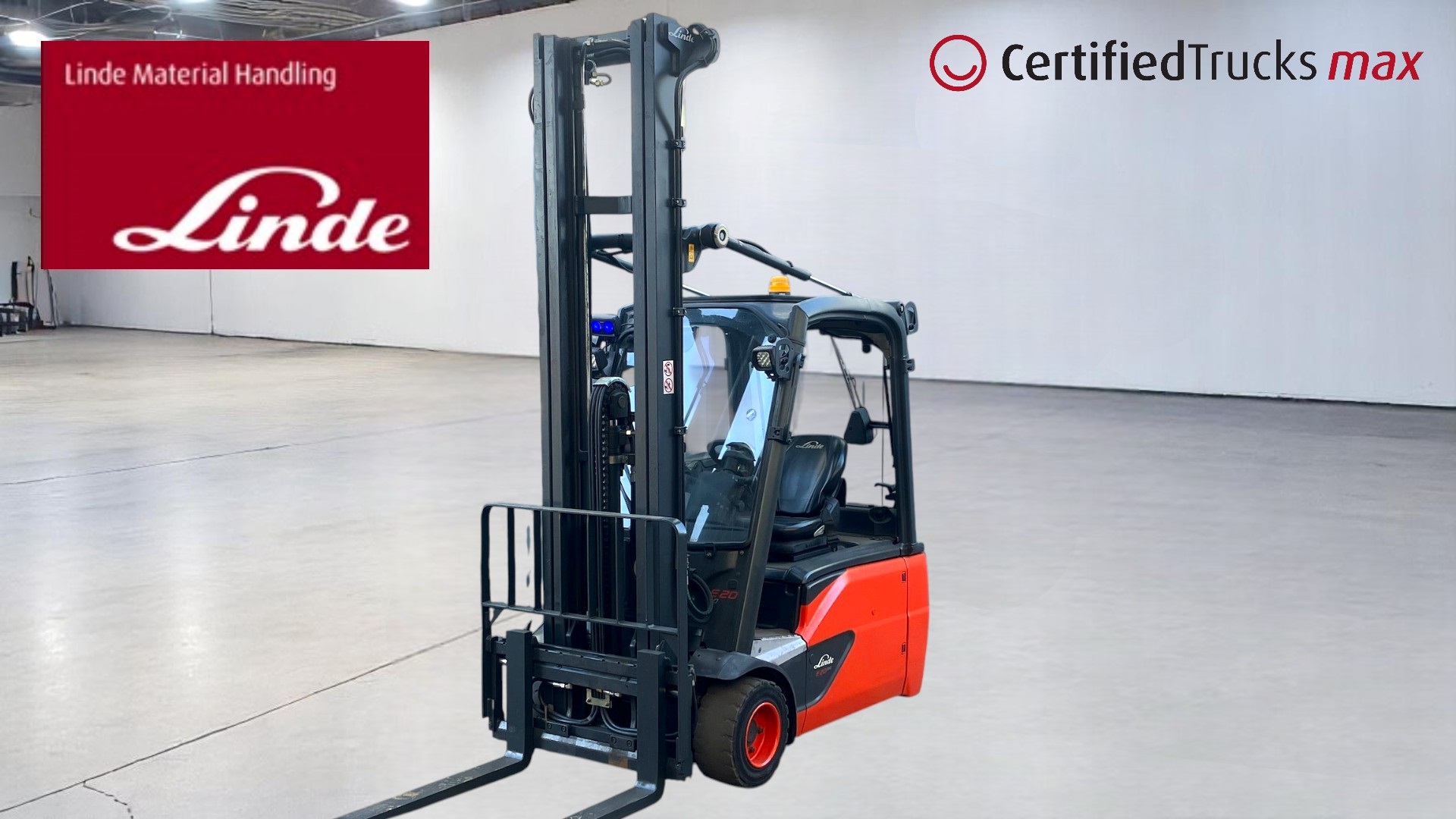 Linde Certified Used MAX Forklift E20L EVO - 2018 - 2428 hrs