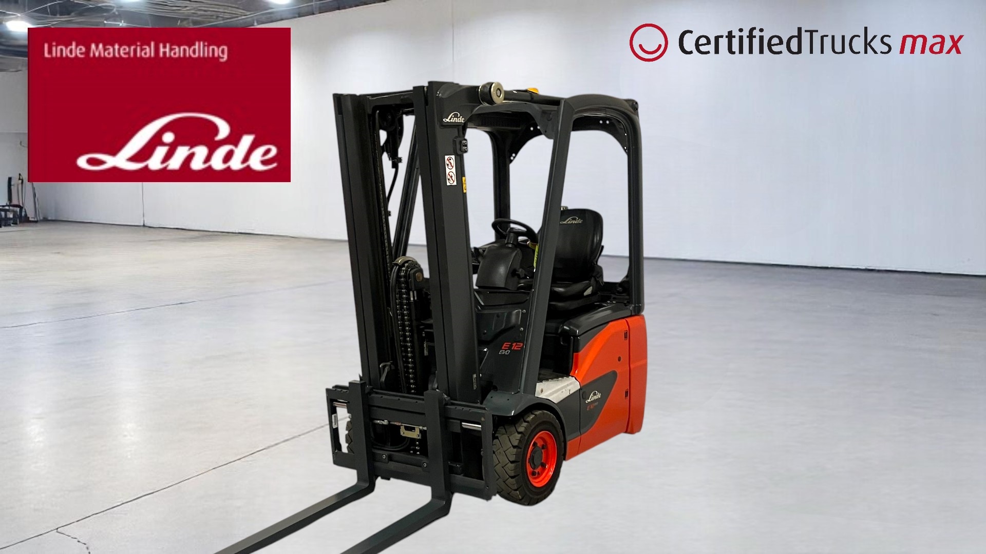 Linde Certified Used MAX Forklift E12EVO - 2019 - 189 hrs