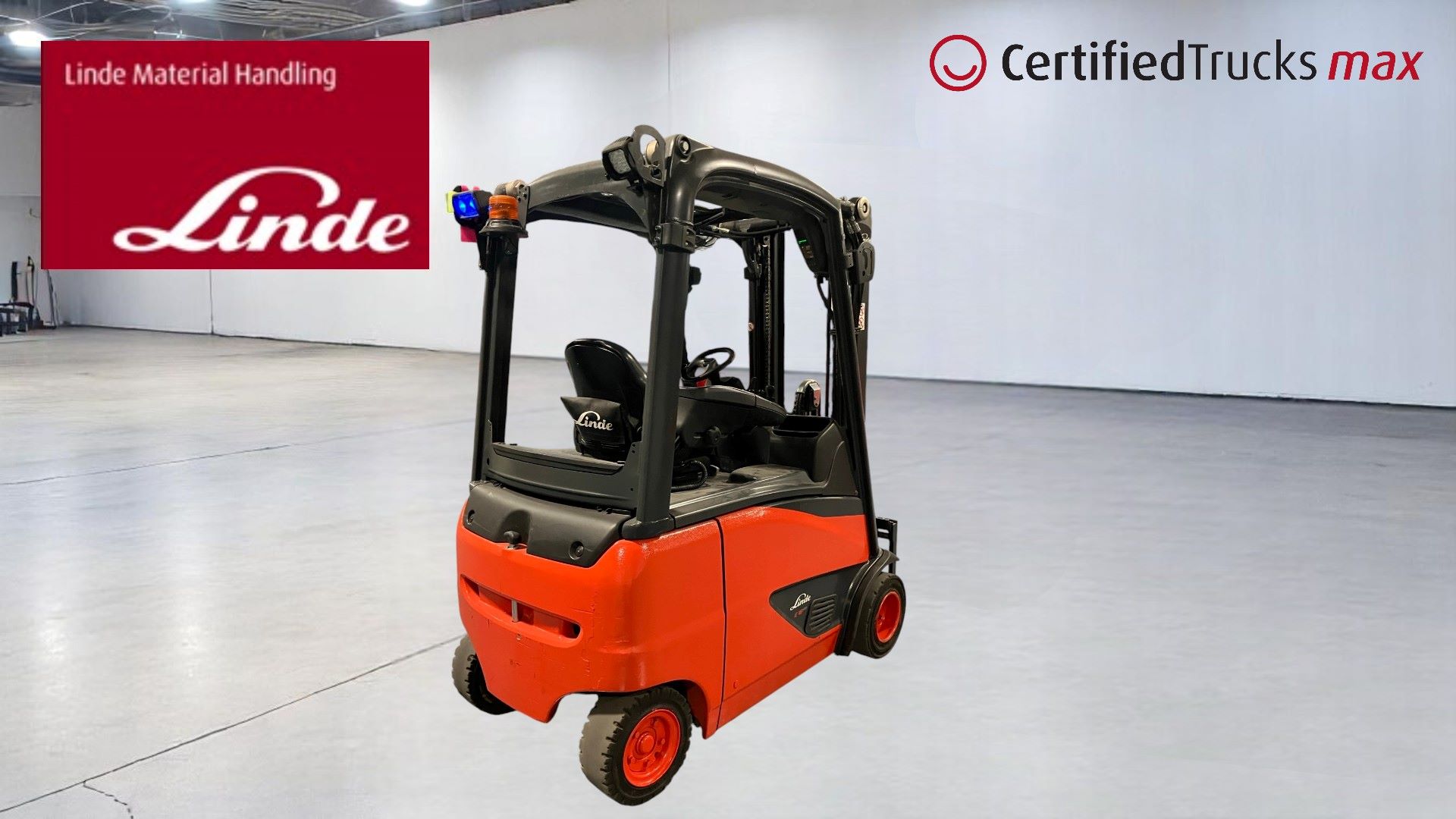 Linde Certified Used MAX Forklift E18PH - 2019 - 3194 hrs Linde Certified Used MAX Forklift E18PH - 2019 - 3194 hrs