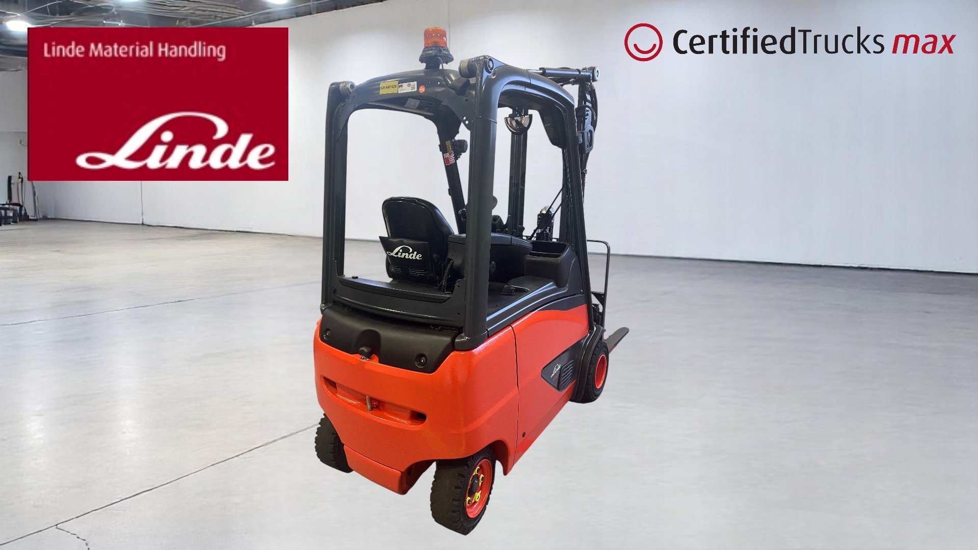 Linde Certified Used MAX Forklift E20PH - 2020 - 1054 hrs Linde Certified Used MAX Forklift E20PH - 2020 - 1054 hrs