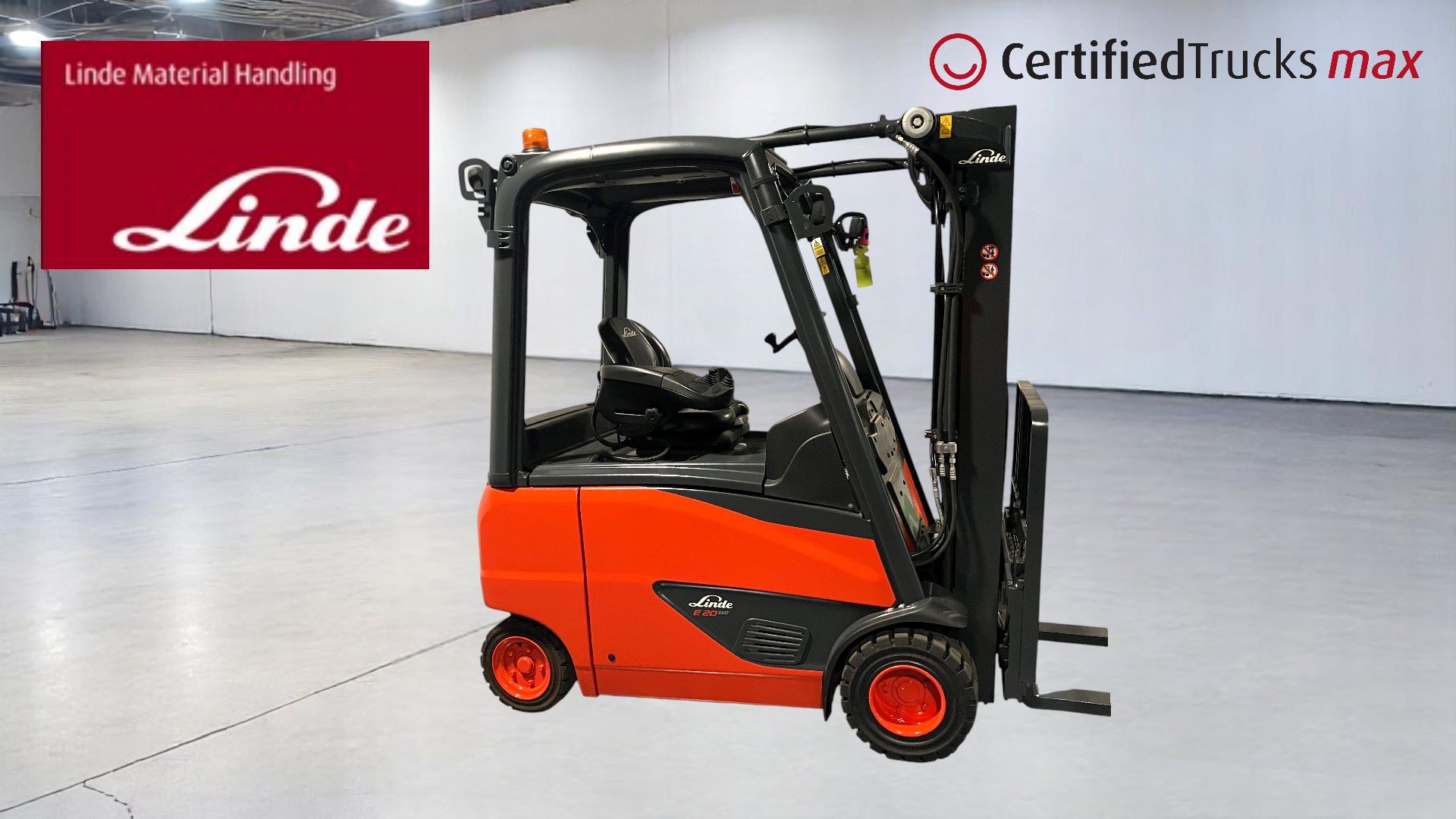 Linde Certified Used MAX Forklift E20PHEVO - 2020 - 1180 hrs