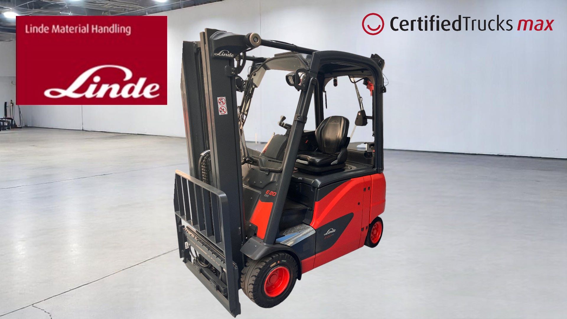 Linde Certified Used MAX Forklift E20PHEVO - 2020 - 1547 hrs