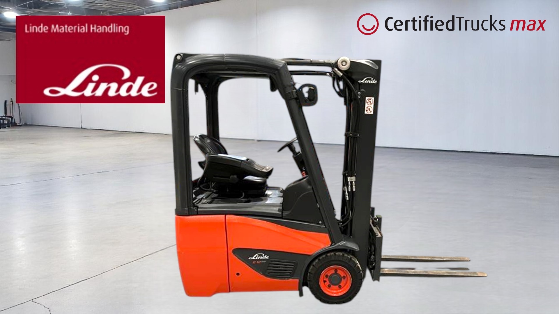 Linde Certified Used MAX Forklift E12 EVO - 2021 - 253 hrs