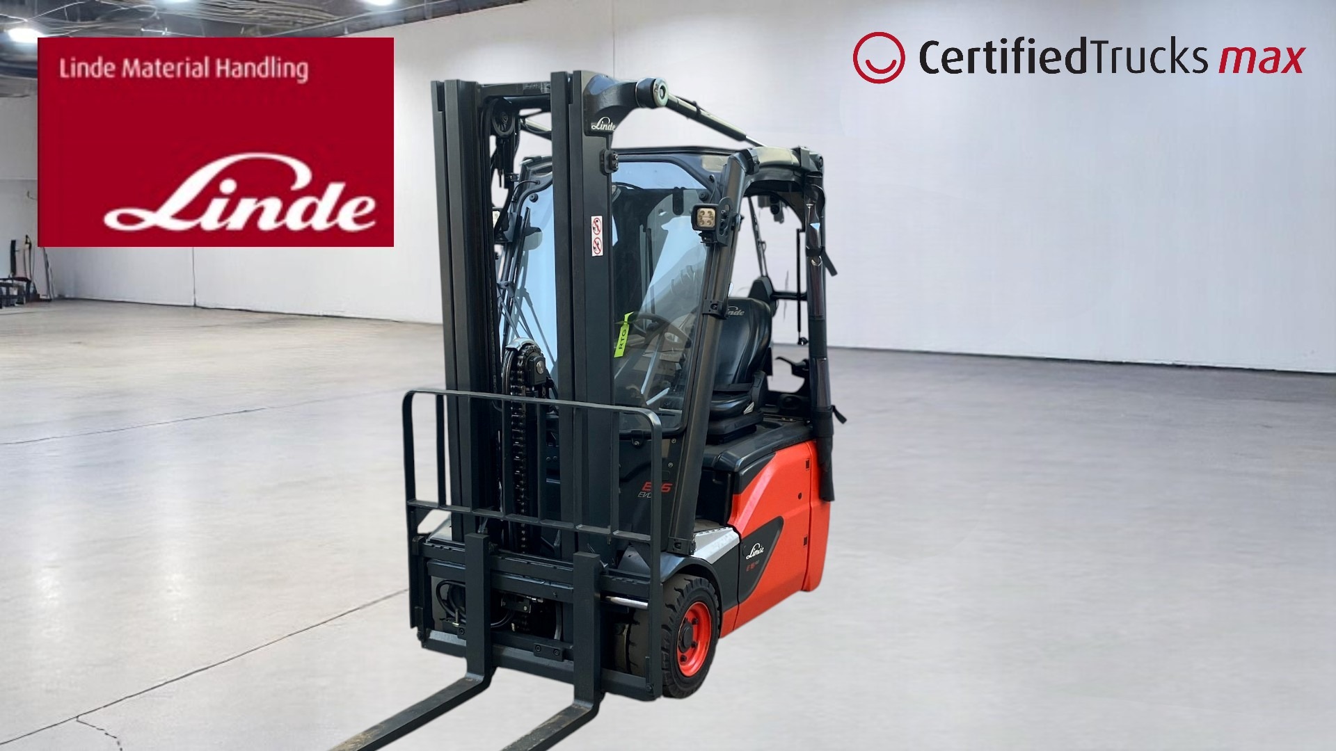 Linde Certified Used MAX Forklift E16C EVO - 2021 - 2899 hrs