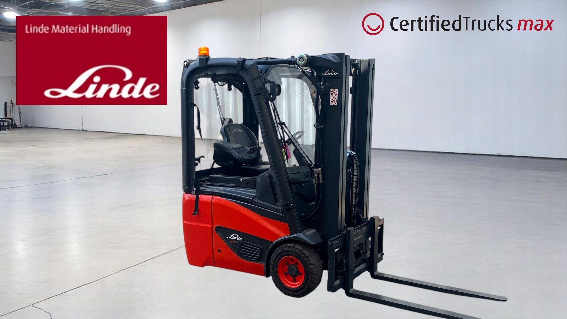 Linde Certified Used MAX Forklift E12EVO - 2021 - 393 hrs
