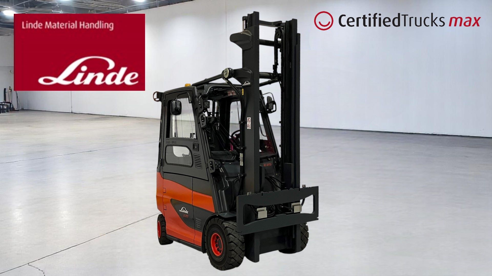 Linde Certified Used MAX Forklift E25/600 - 2017 - 129 hrs