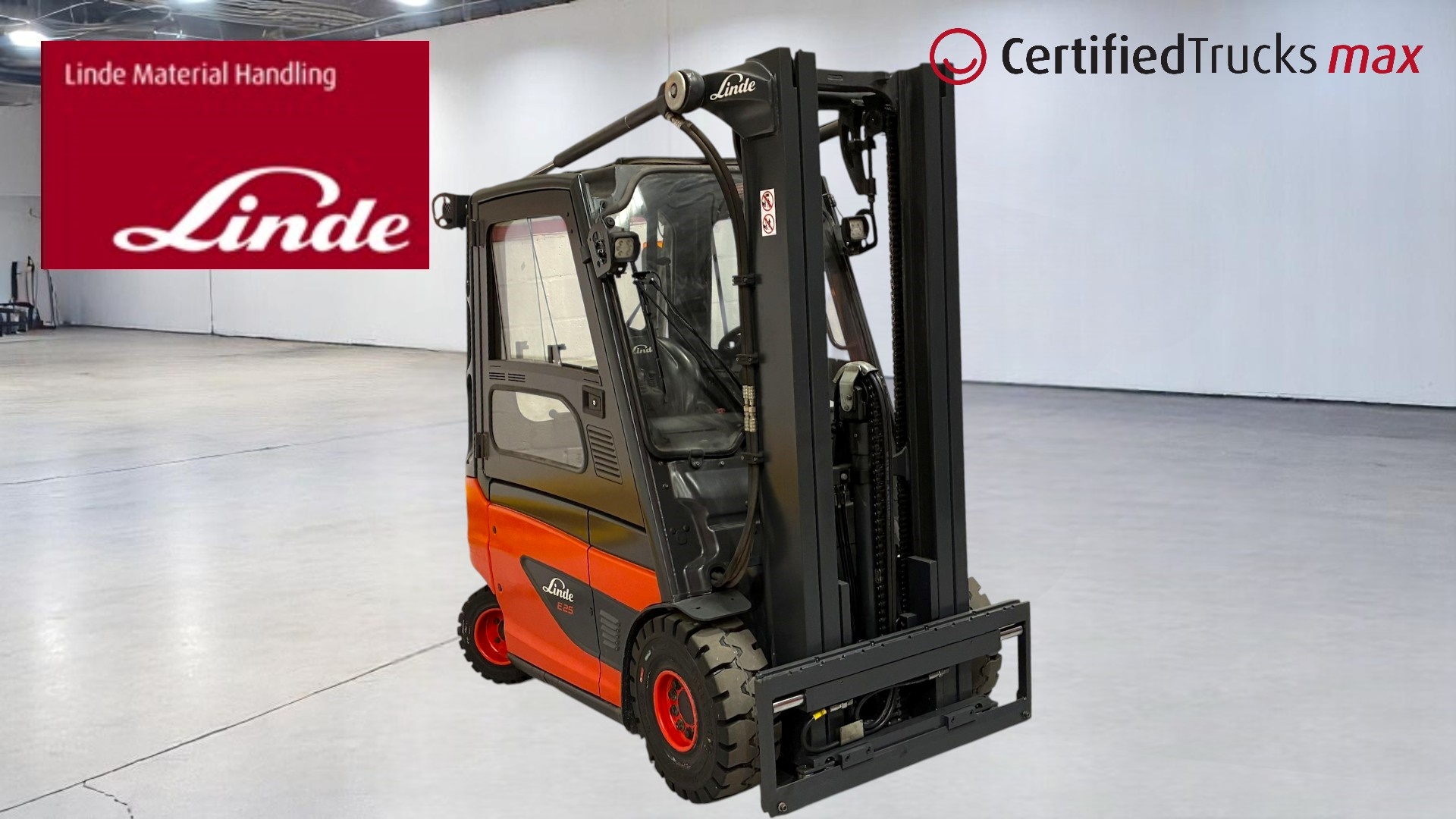 Linde Certified Used MAX Forklift E25 - 2020 - 4608 hrs