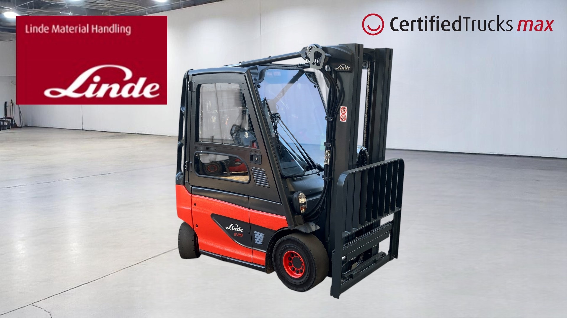 Linde Certified Used MAX Forklift E25 - 2020 - 1654 hrs