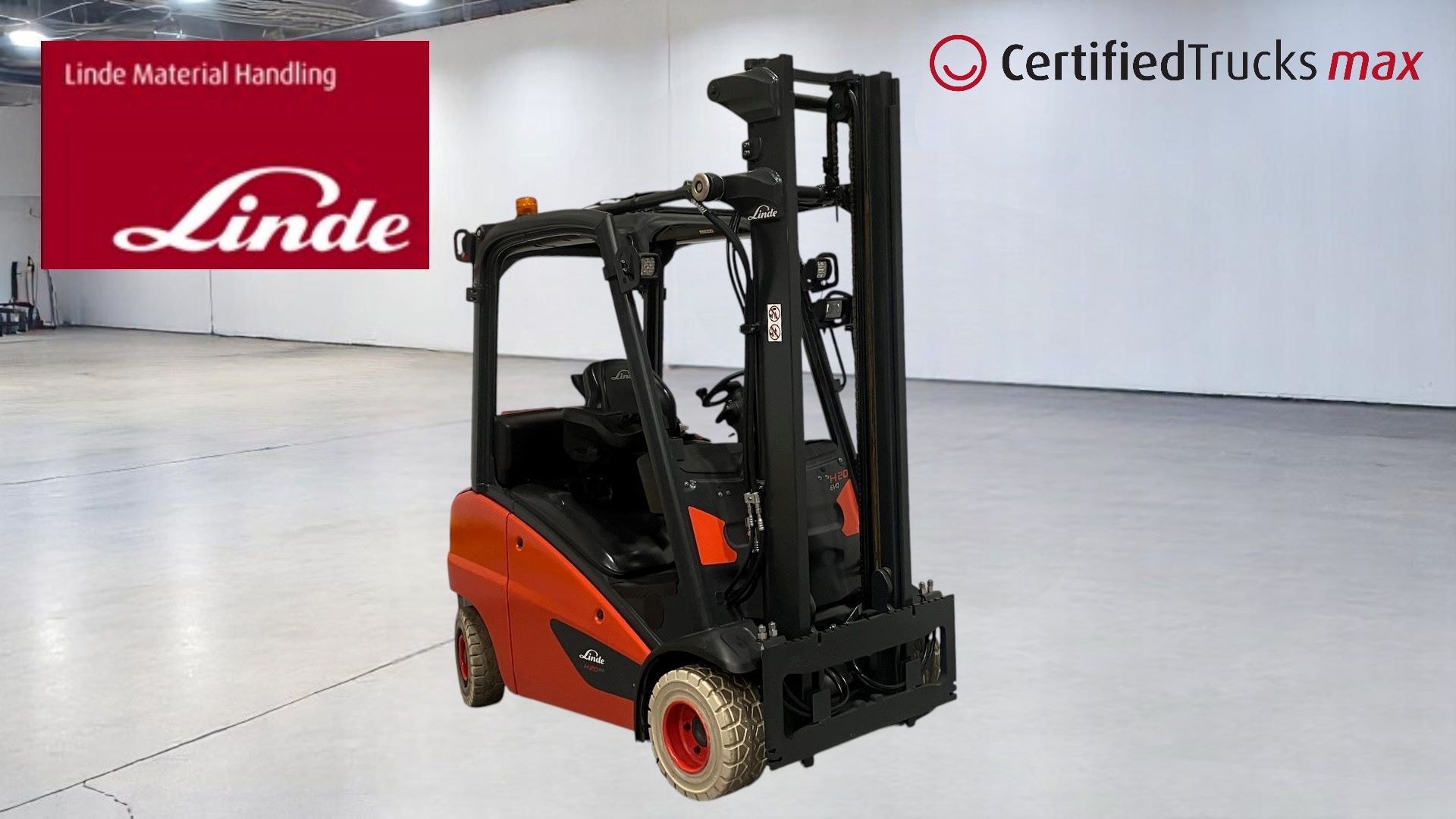 Linde Certified Used MAX Forklift H20T - 2019 - 2094 hrs