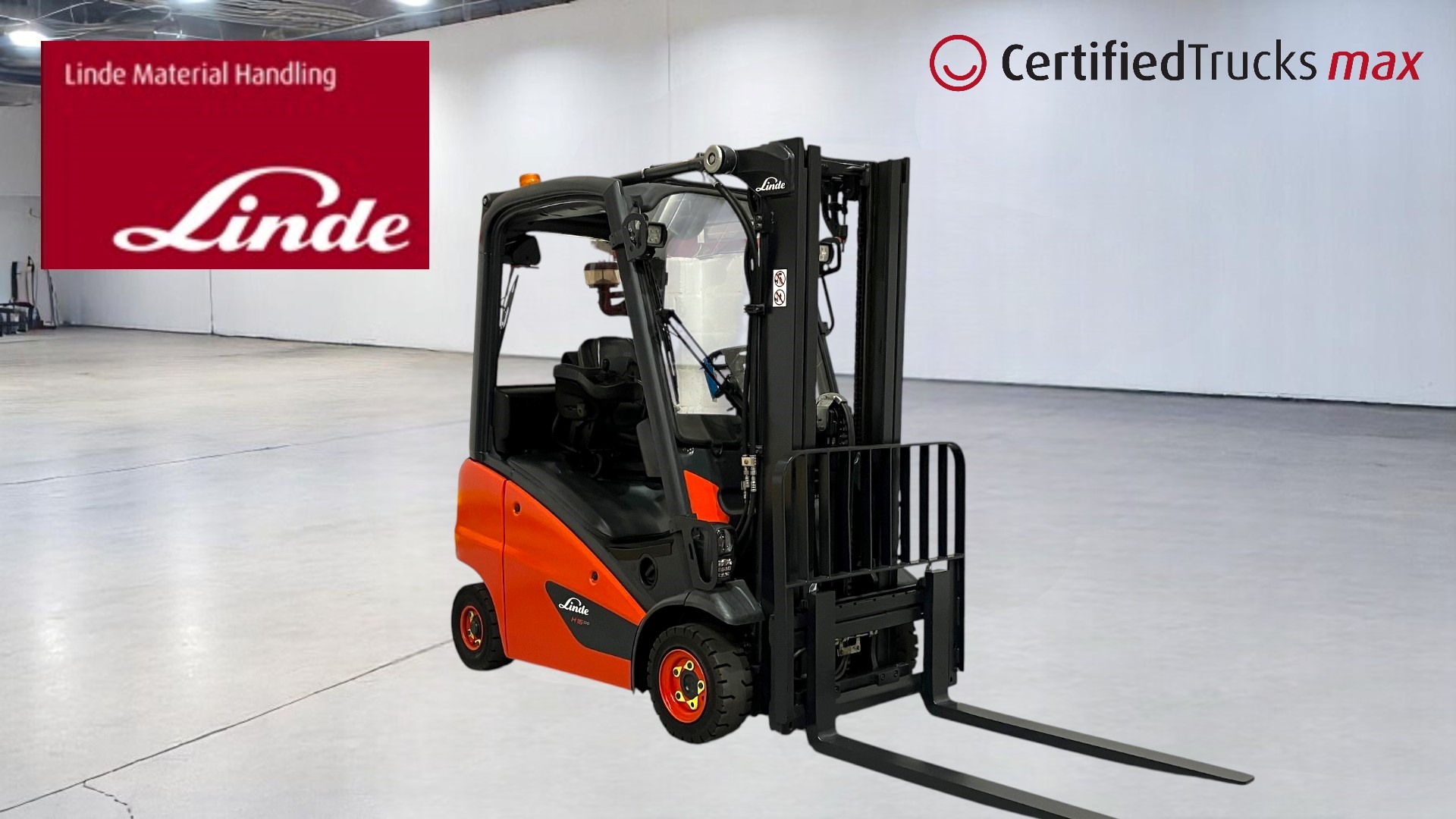 Linde Certified Used MAX Forklift H16D - 2020 - 3200 hrs