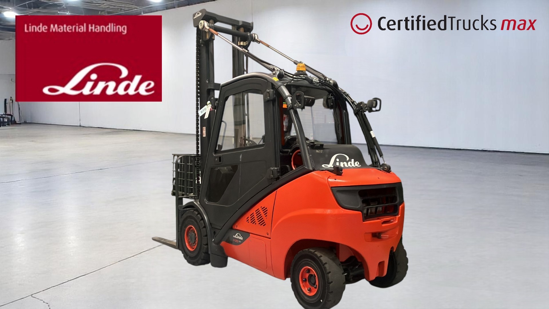 Linde Certified Used MAX Forklift H35T - 2017 - 944 hrs use