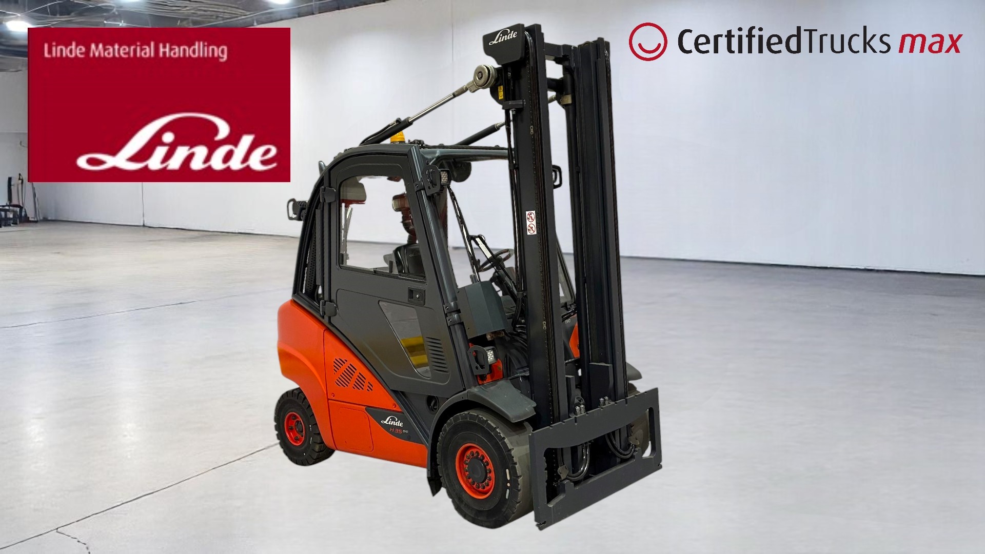 Linde Certified Used MAX Forklift H35D - 2017 - 6619 hrs