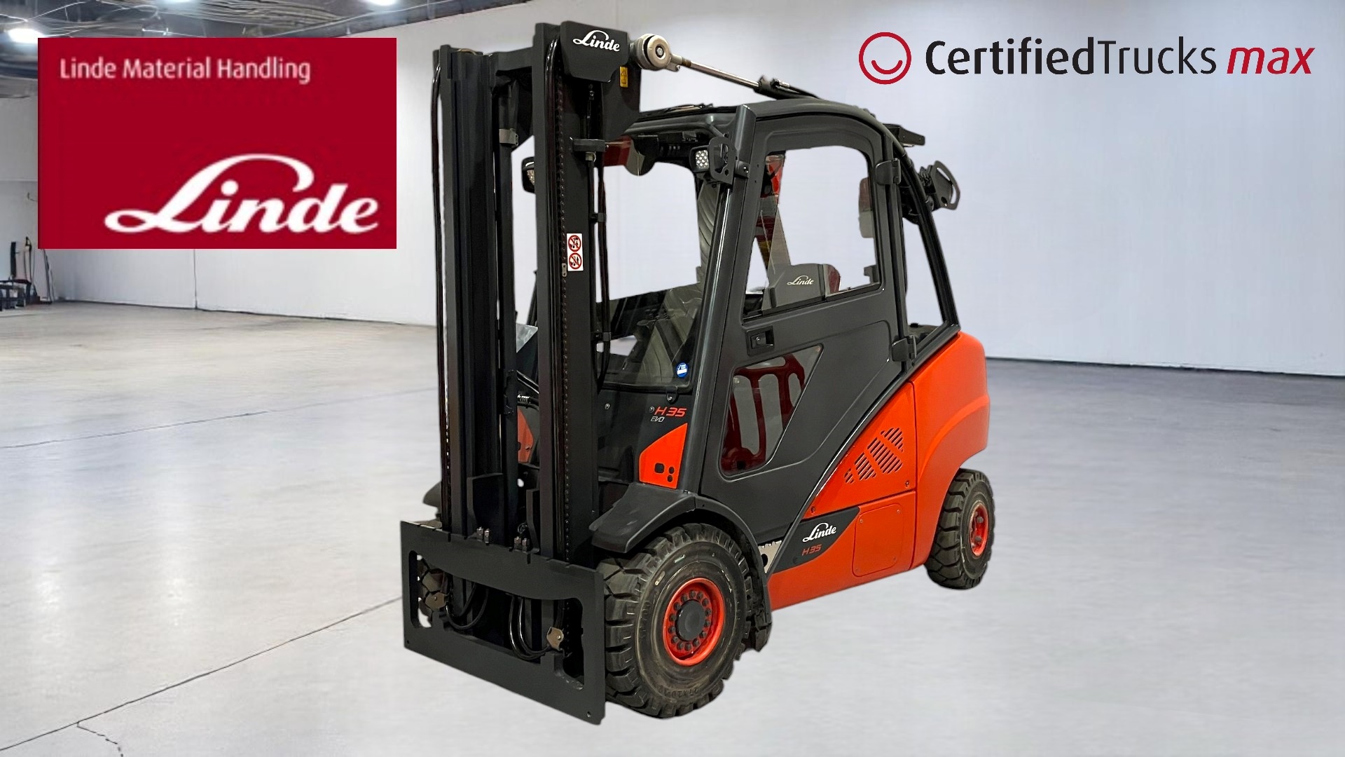 Linde Certified Used MAX Forklift H35D - 2019 - 4909 hrs
