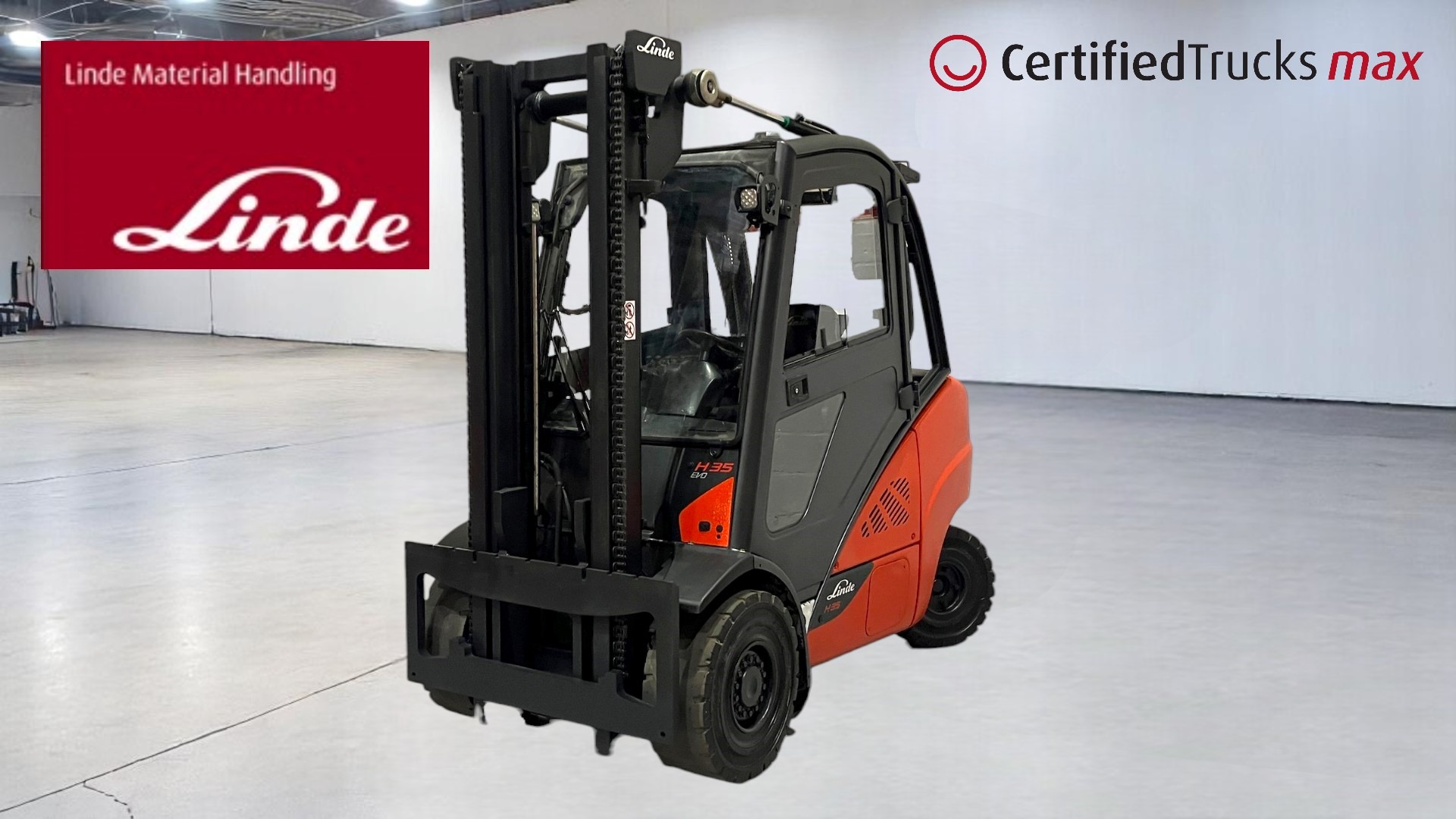 Linde Certified Used MAX Forklift H35D - 2019 - 5280 hrs