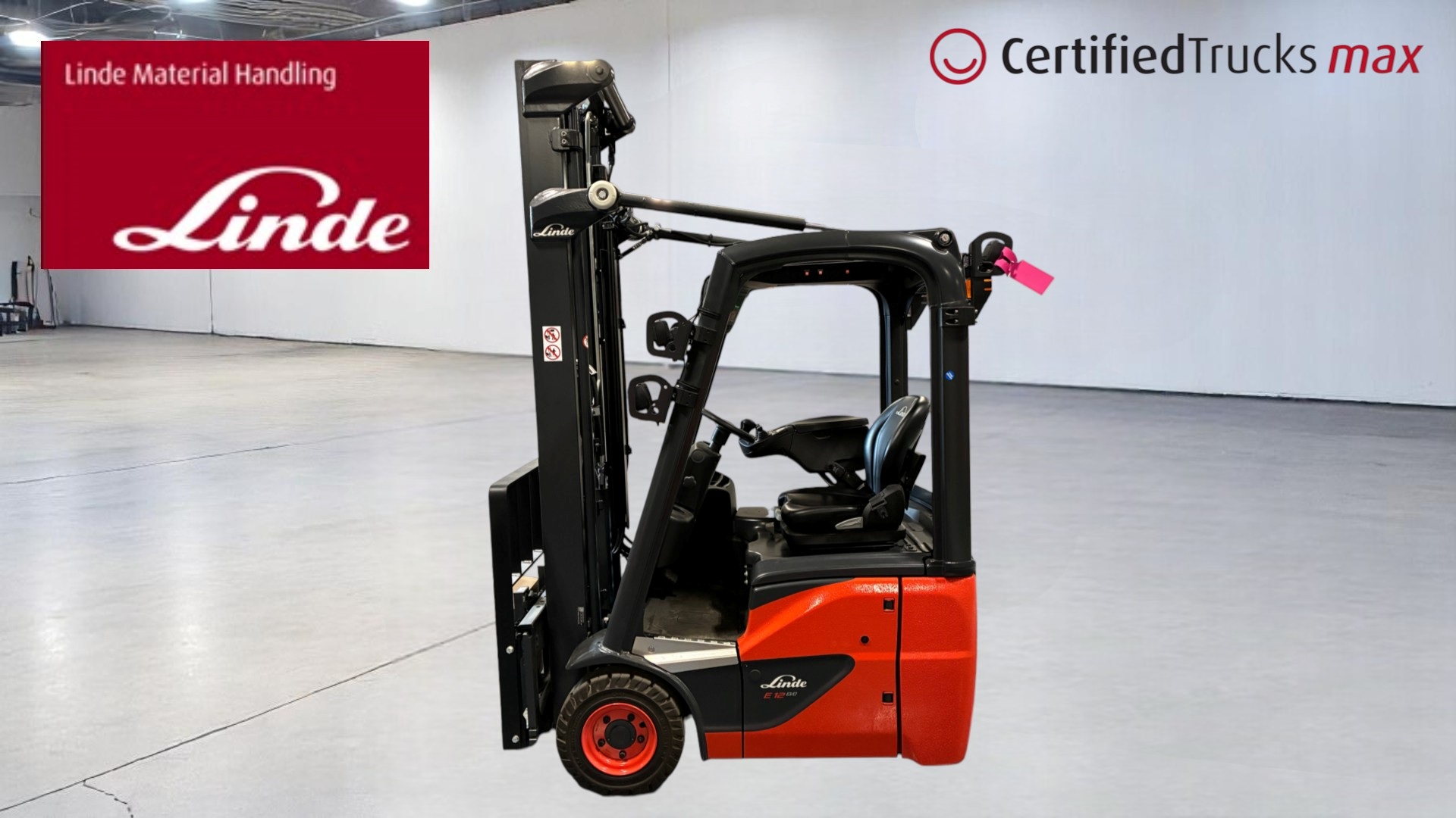 Linde Certified Used MAX Forklift E12 EVO - 2024 - 1 hrs Linde Certified Used MAX Forklift E12 EVO - 2024 - 1 hrs