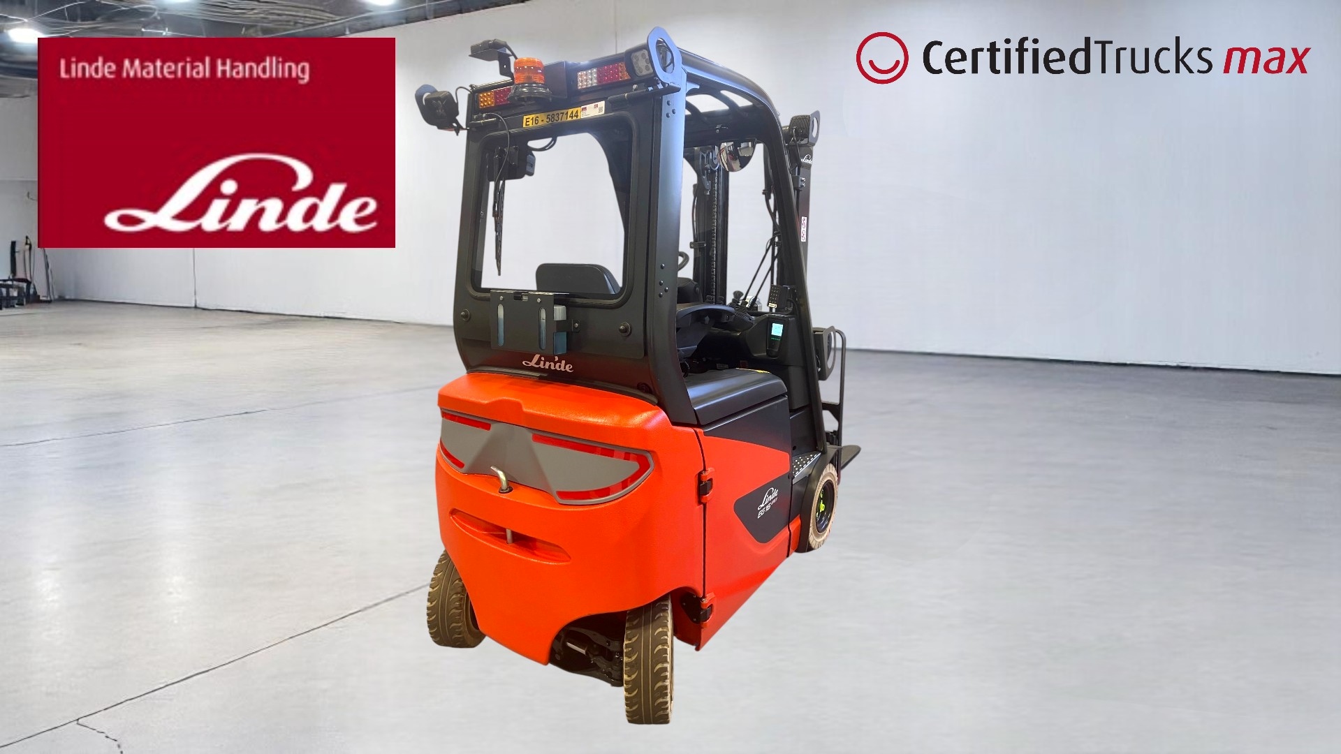 Linde Certified Used MAX Forklift EG16PH - 2023 - 39hrs Linde Certified Used MAX Forklift EG16PH - 2023 - 39hrs