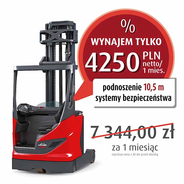 Wózek wysokiego składowania R16HD - 1.6 t