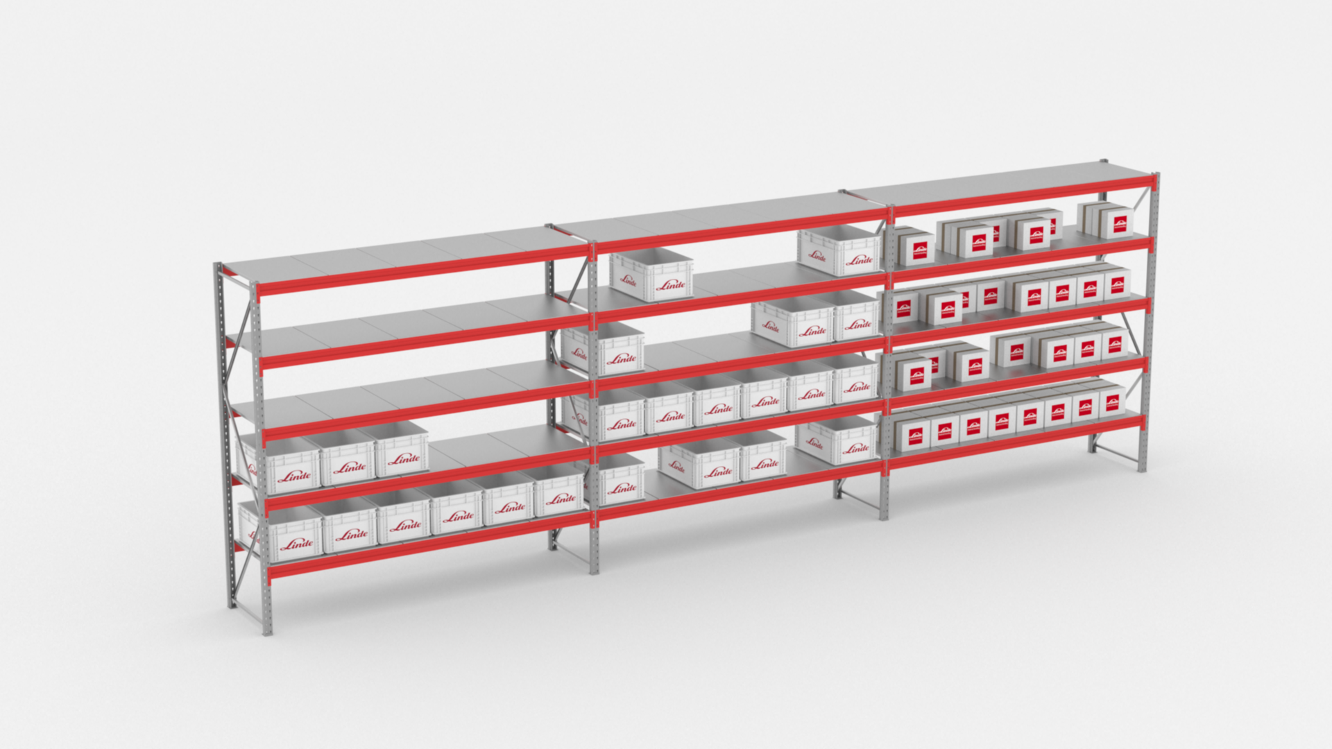 Przegląd instalacji - Regał półkowy