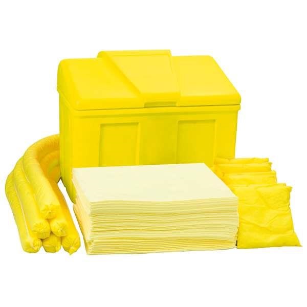 Zestaw magazynowy Topserw, STORAGE 110, sorbenty chemiczne, 81 l, lite Zestaw magazynowy Topserw, STORAGE 110, sorbenty chemiczne, 81 l, lite