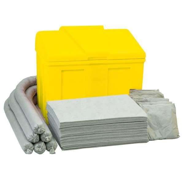 Zestaw magazynowy Topserw, STORAGE 110, sorbenty uniwersalne, 81 l, lite Zestaw magazynowy Topserw, STORAGE 110, sorbenty uniwersalne, 81 l, lite