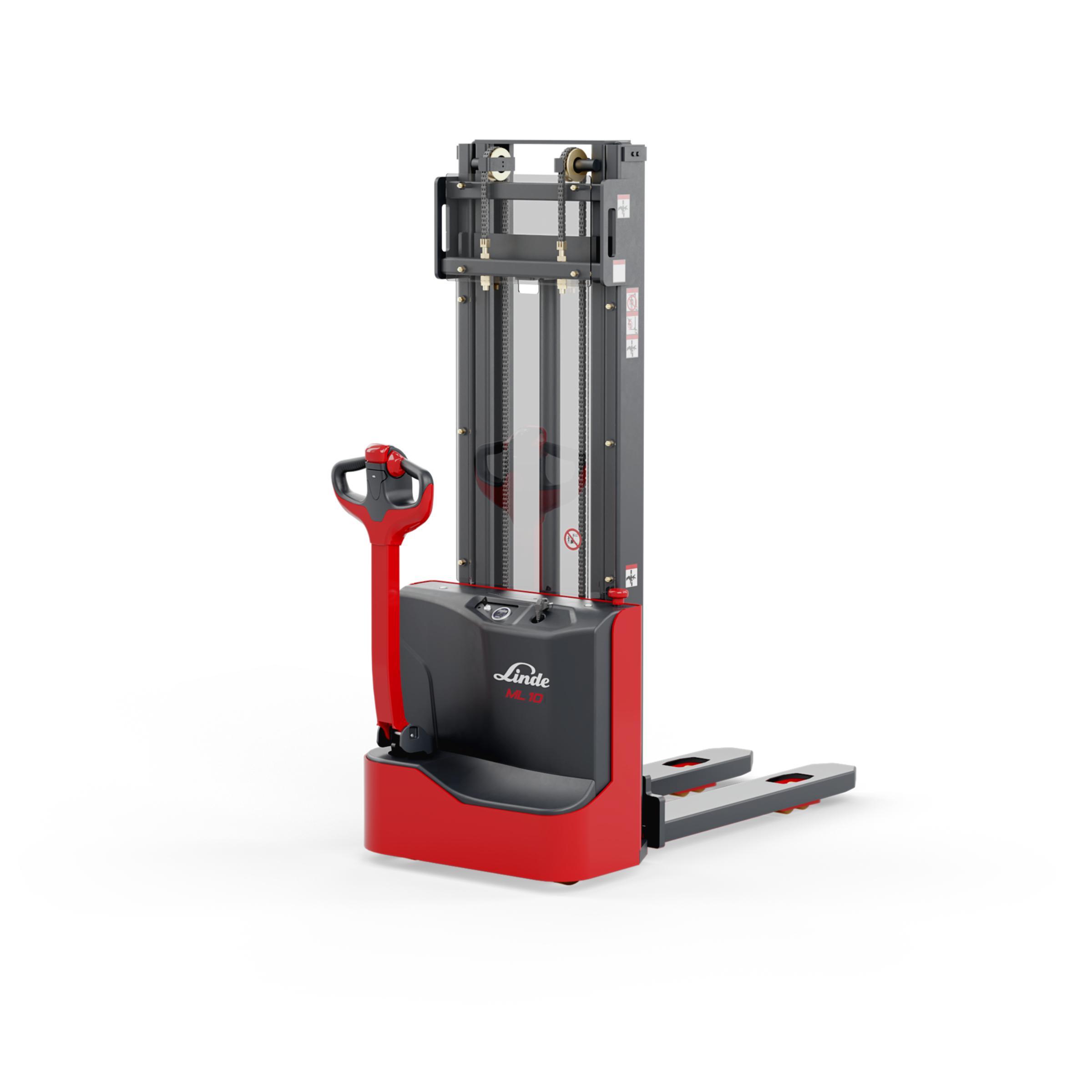 Visokodvižni paletni viličar ML10 - nosilnost 1000 kg - višina do 3222 mm