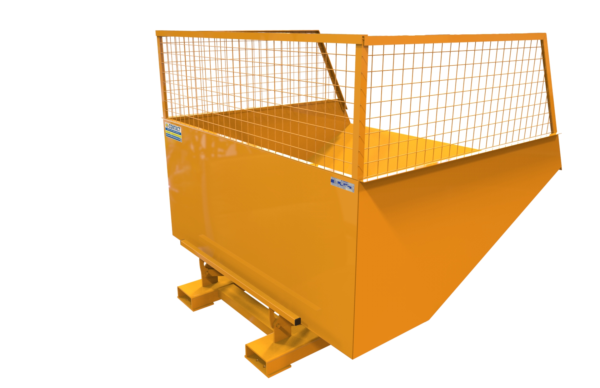 Roll Forward Tipping Skip - Mesh Extension Sides