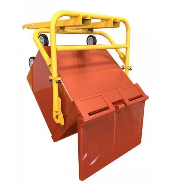 1100 Litre Wheelie Bin Handler - Flat Lid